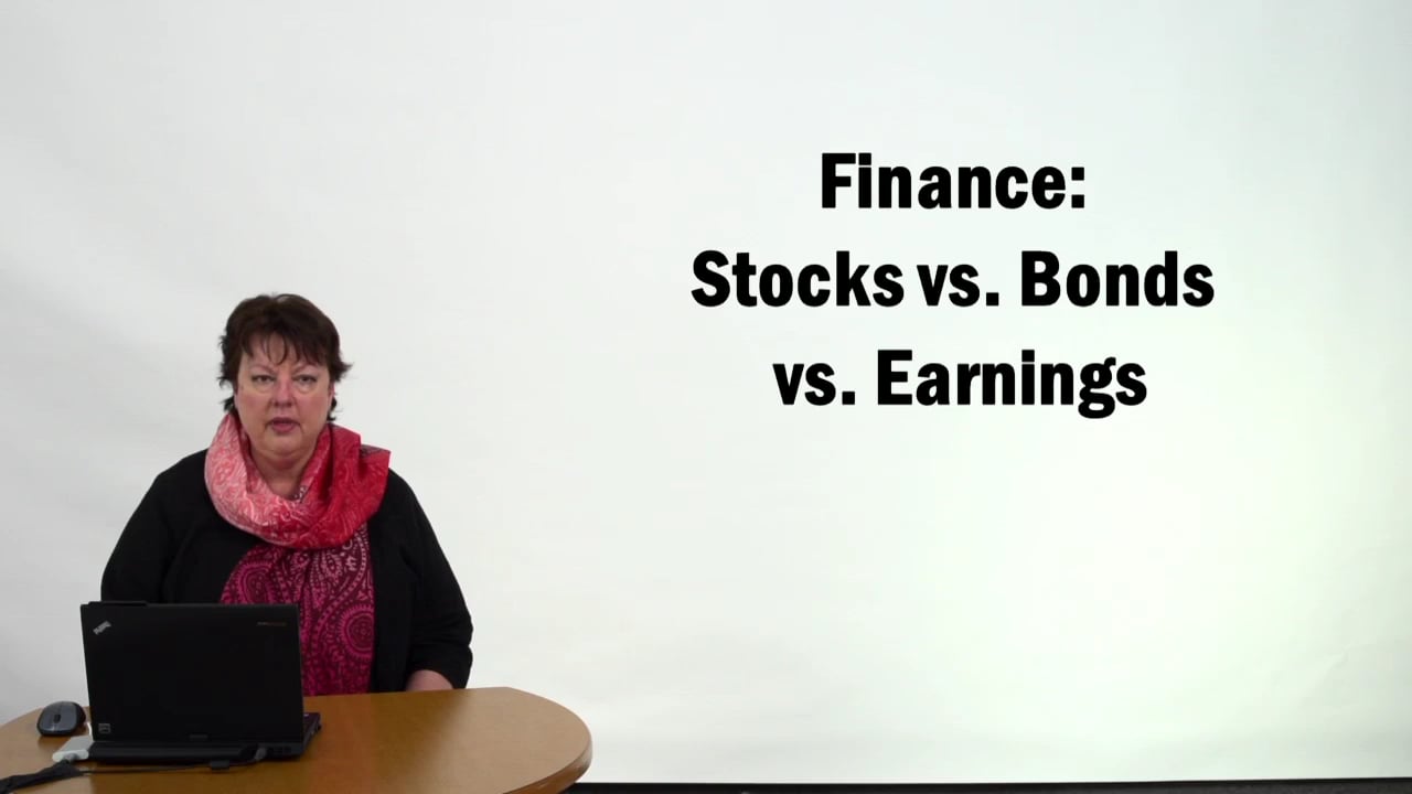 Login to view Finance – Stocks vs Bonds vs Earnings