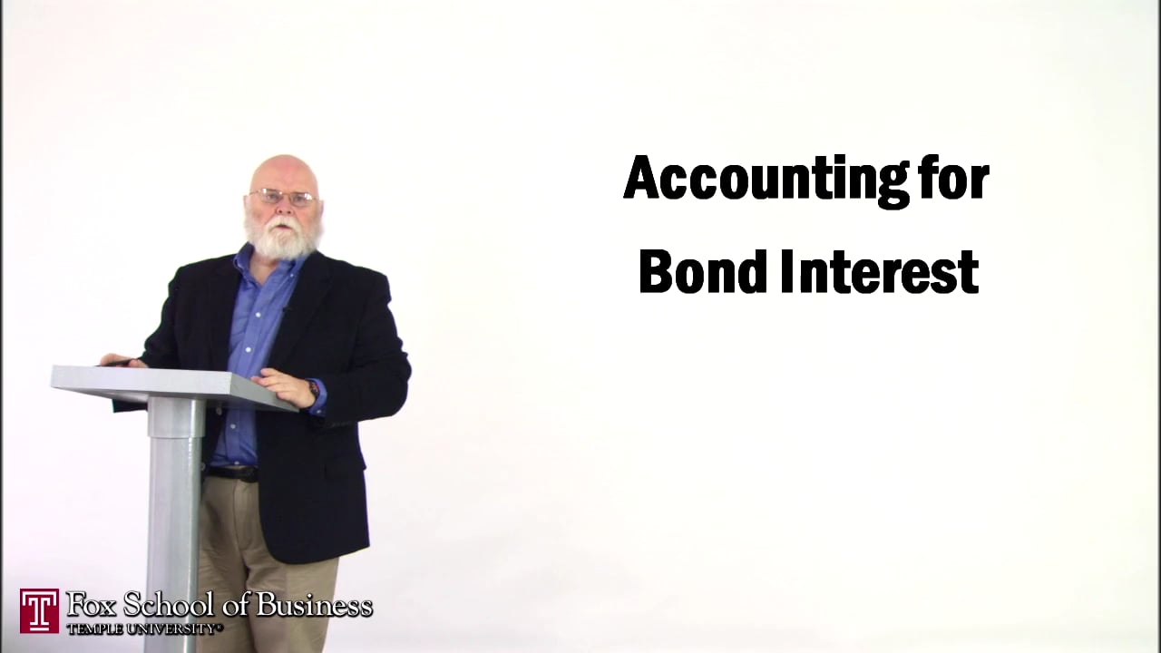 Accounting for Bond Interest