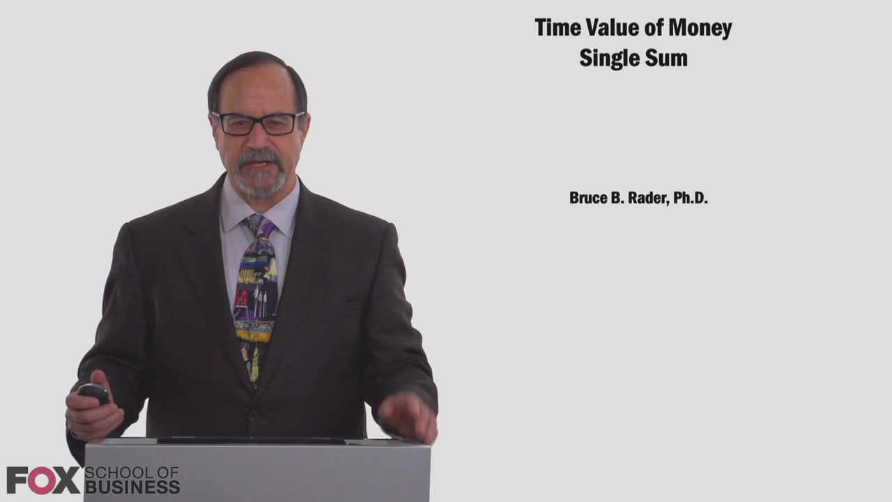 Time Value of Money Single Sum