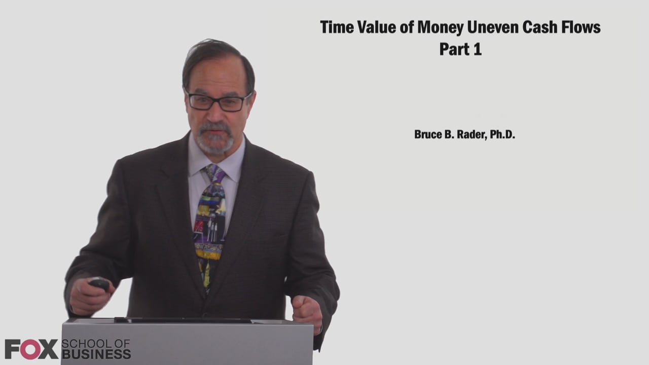 Time Value of Money Uneven Cash Flows Part 1