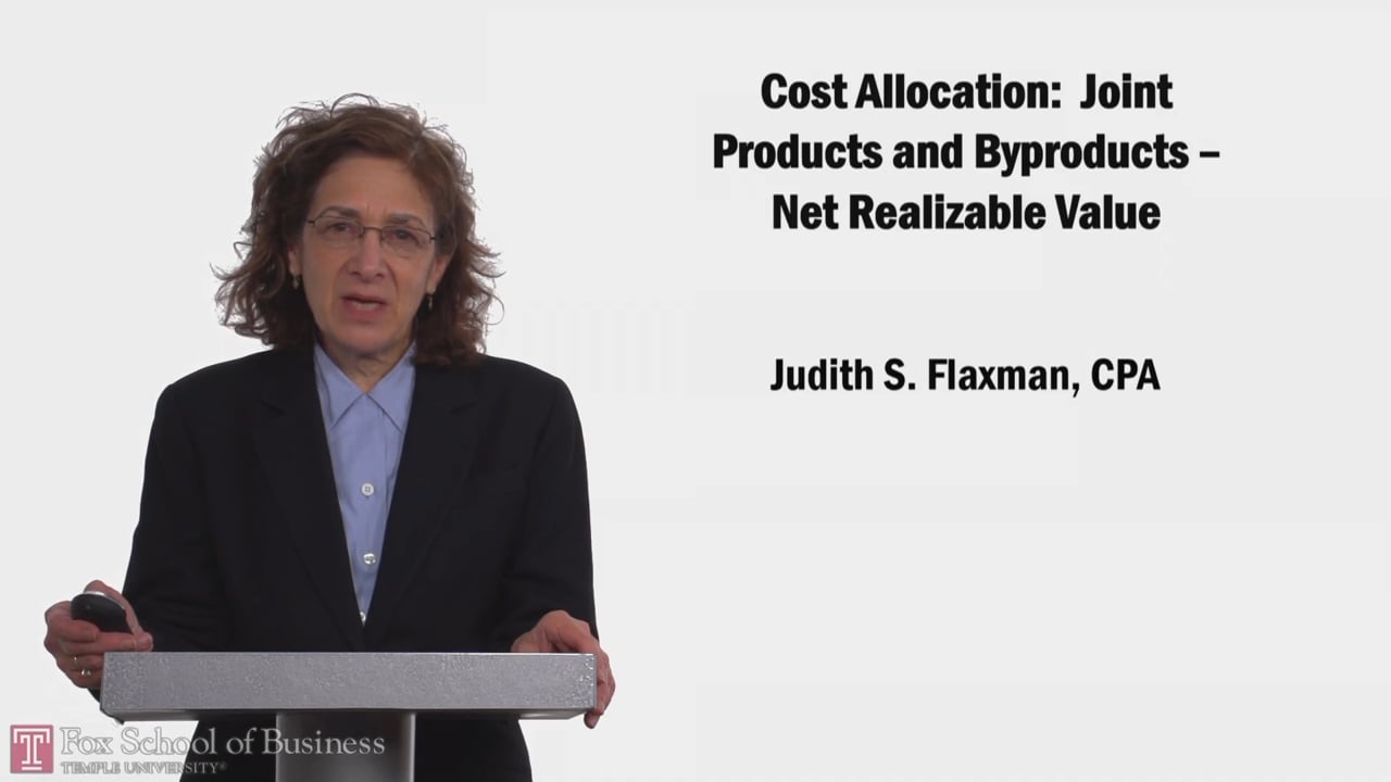 Cost Allocation: Joint Products and Byproducts – Net Realizable Value