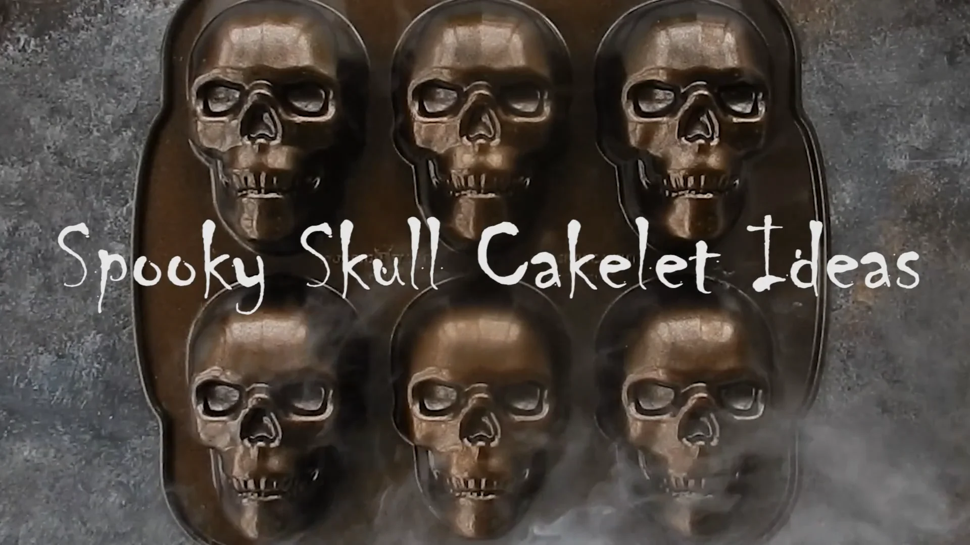 Nordic Ware Skull Cakelet Pan 