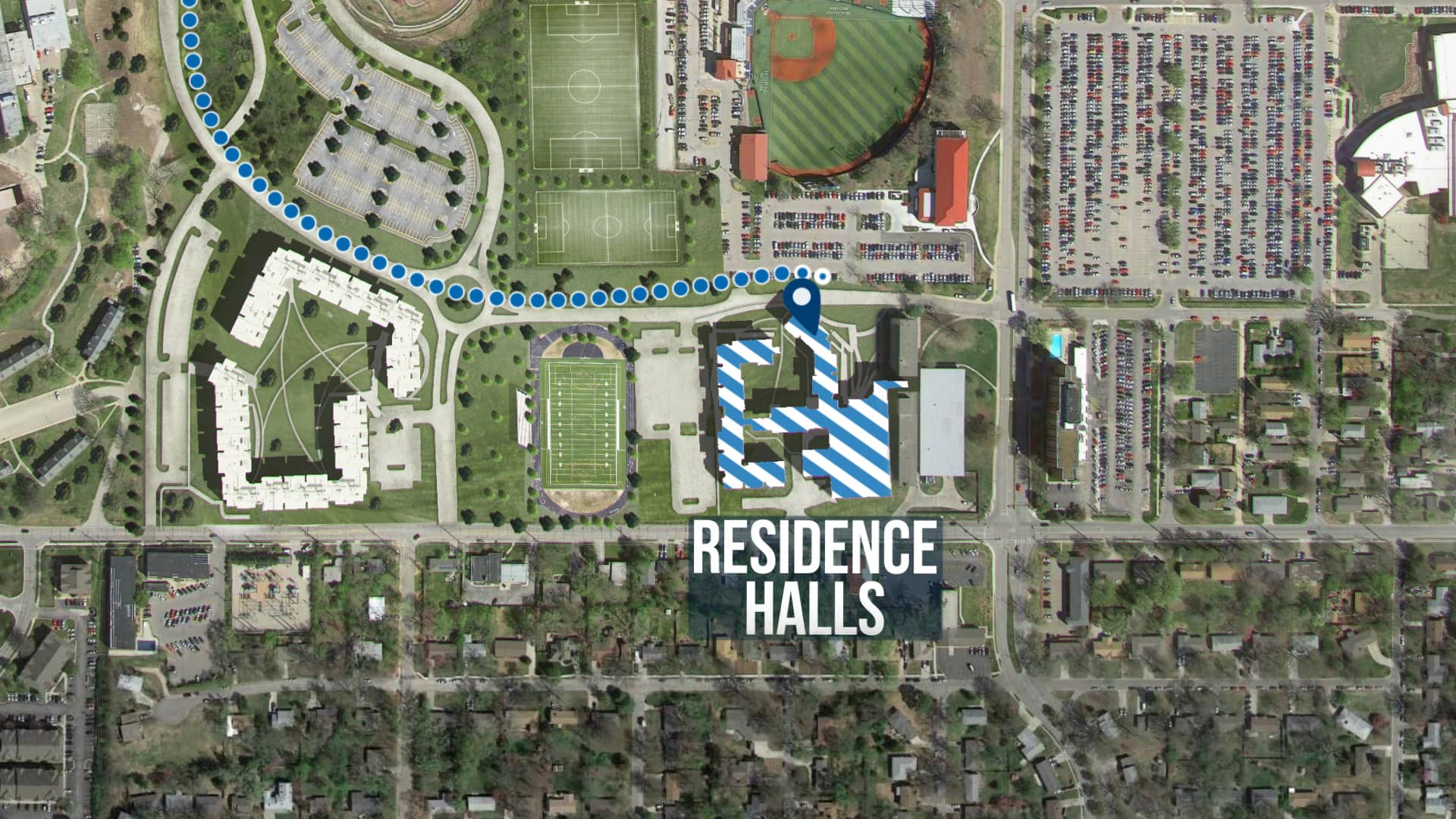 University of Kansas Central District Development FlyThrough Video