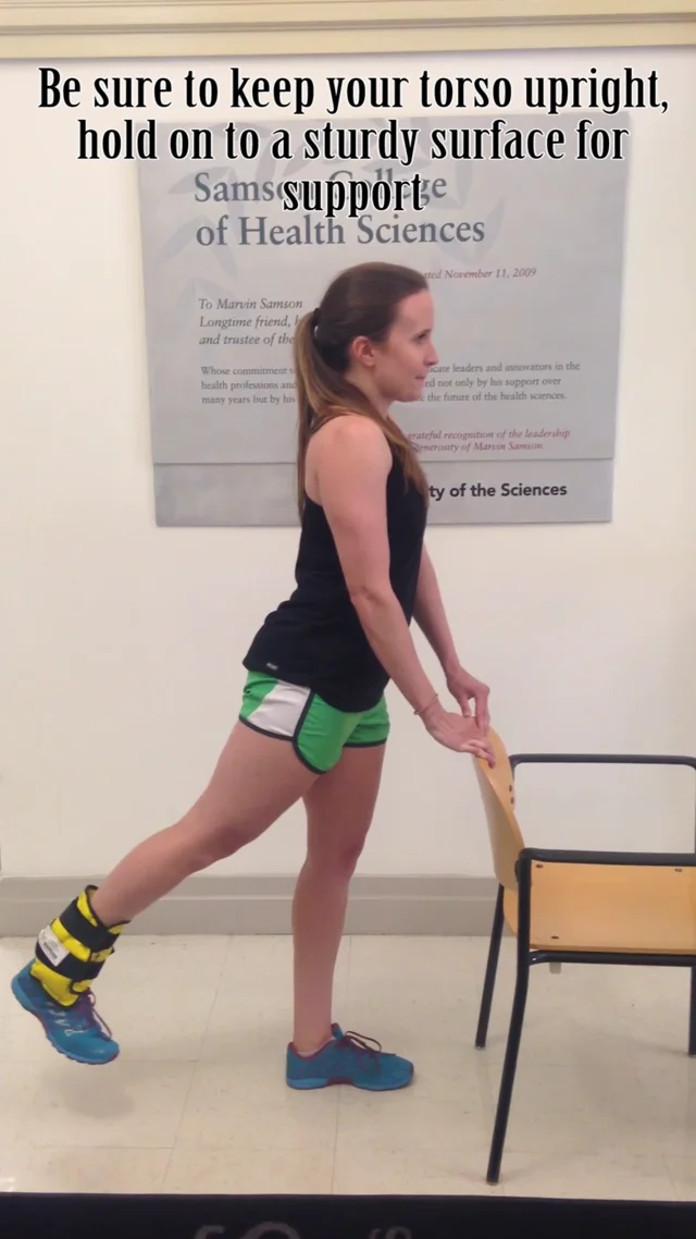 Standing Hip Extension With Bands - Hit The Glutes