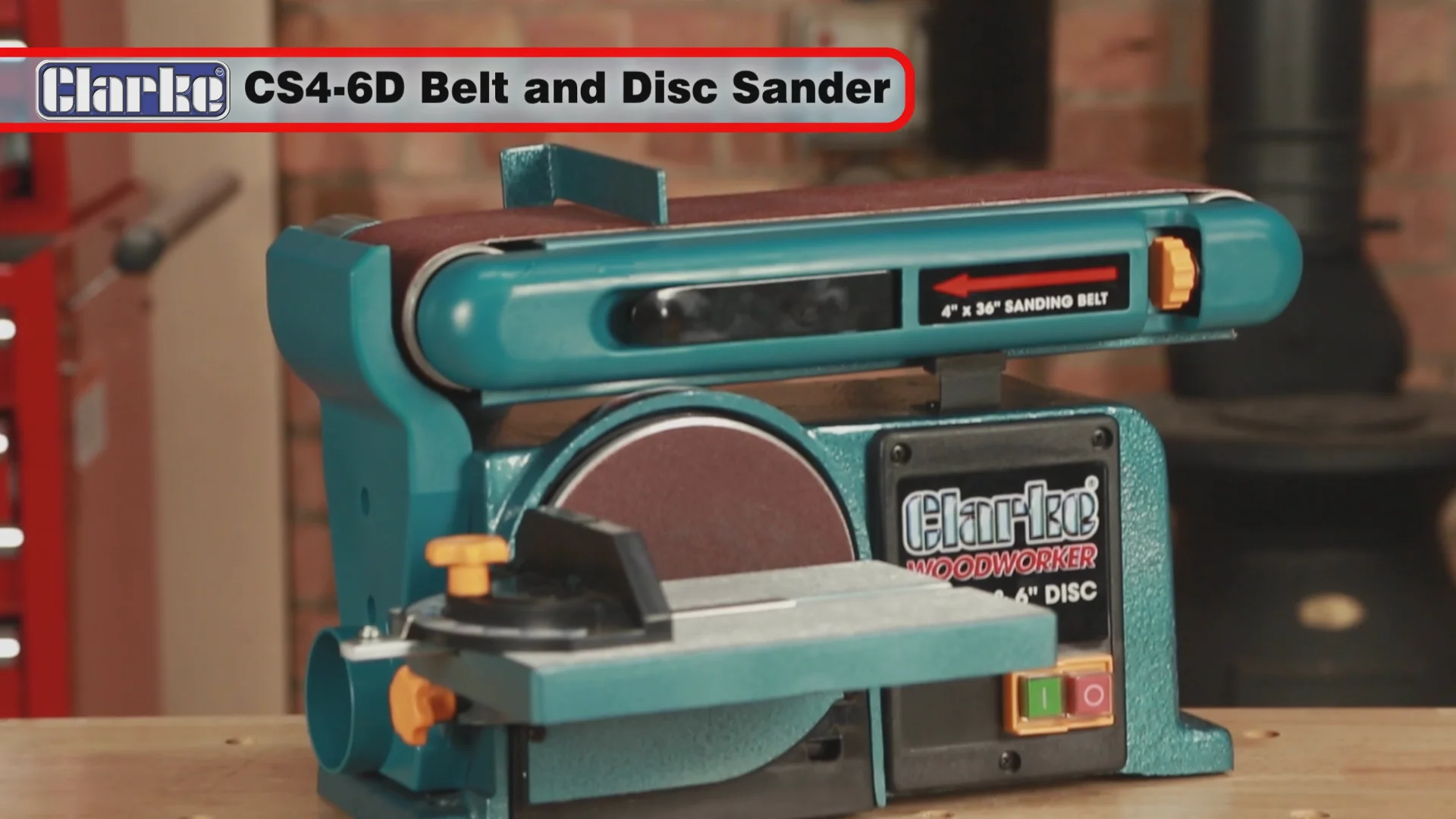 Clarke CS4 6D Belt and Disc Sander