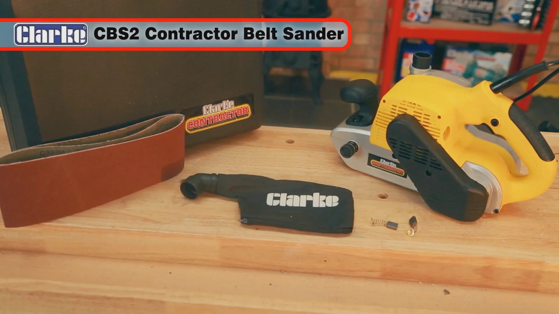 Clarke belt outlet sander