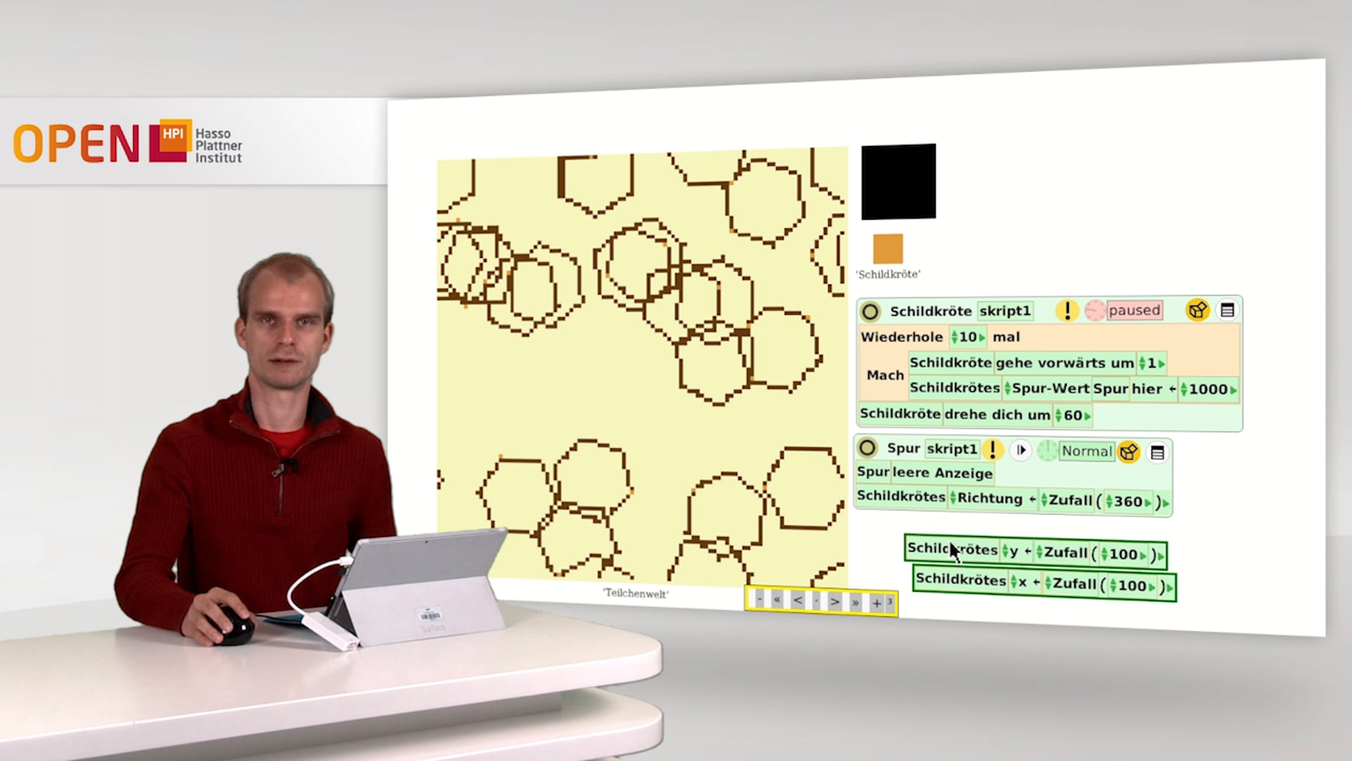 1.7 Teilchensimulation Und Der Zufall | Zusammenhänge Entdecken,