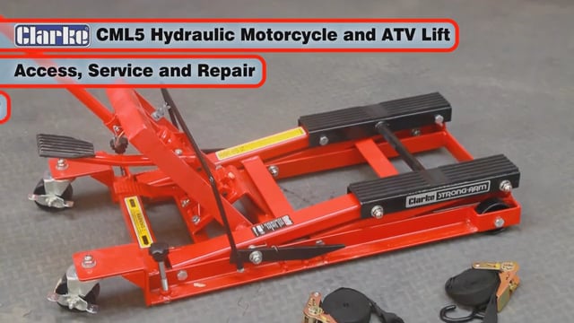 Clarke CML5 Hydraulic Motorcycle And ATV Lift Machine Mart