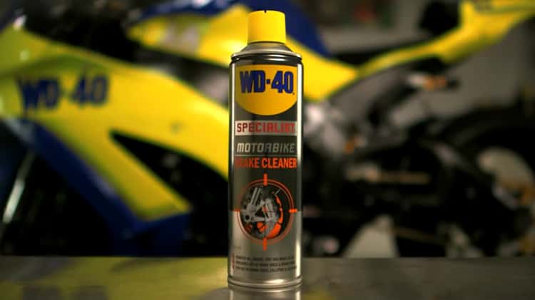 WD-40 Specialist Motorbike Brake Cleaner 500ml on Vimeo