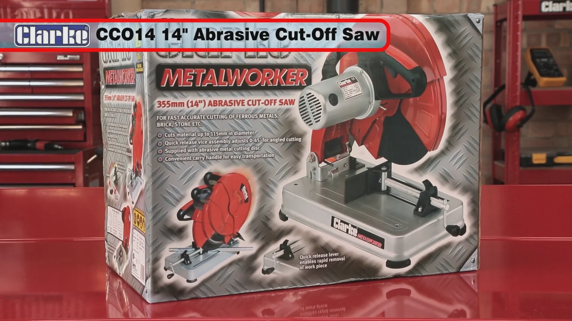 Clarke deals chop saw