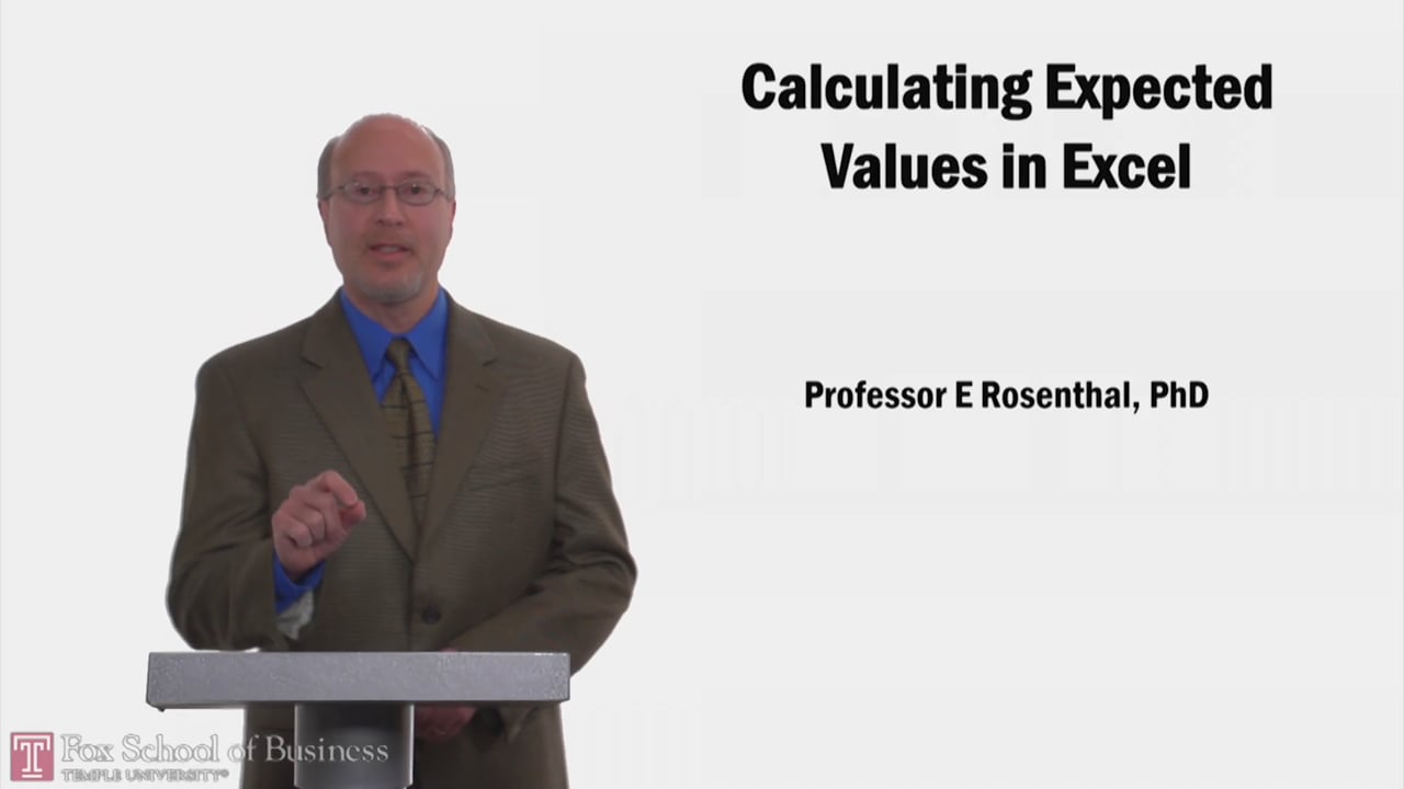 Login to view Calculating Expected Values in Excel