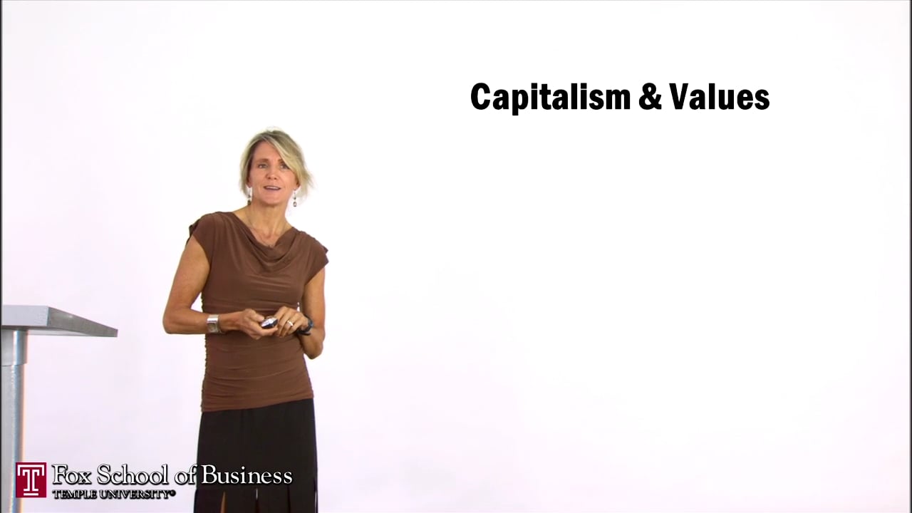 Capitalism and Values