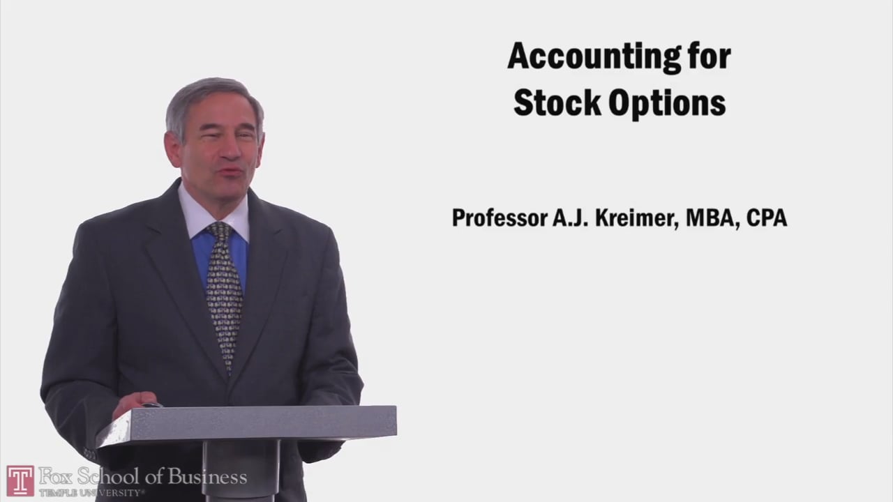 Accounting for Stock Options