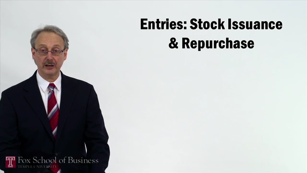 57327Entries – Stock Issuance and Repurchase