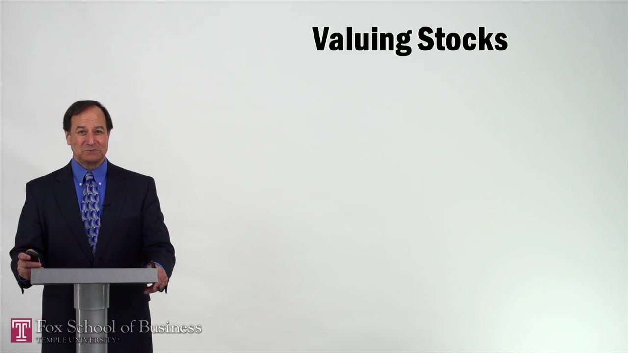 Valuing Stocks