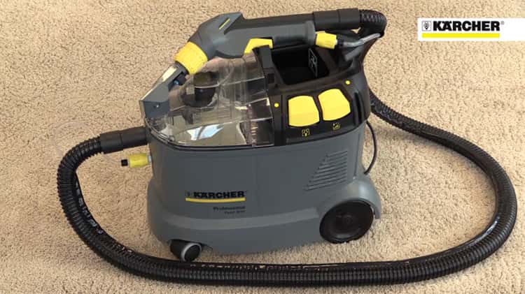 Karcher Puzzi 10/1 Upholstery and Carpet Cleaner on Vimeo