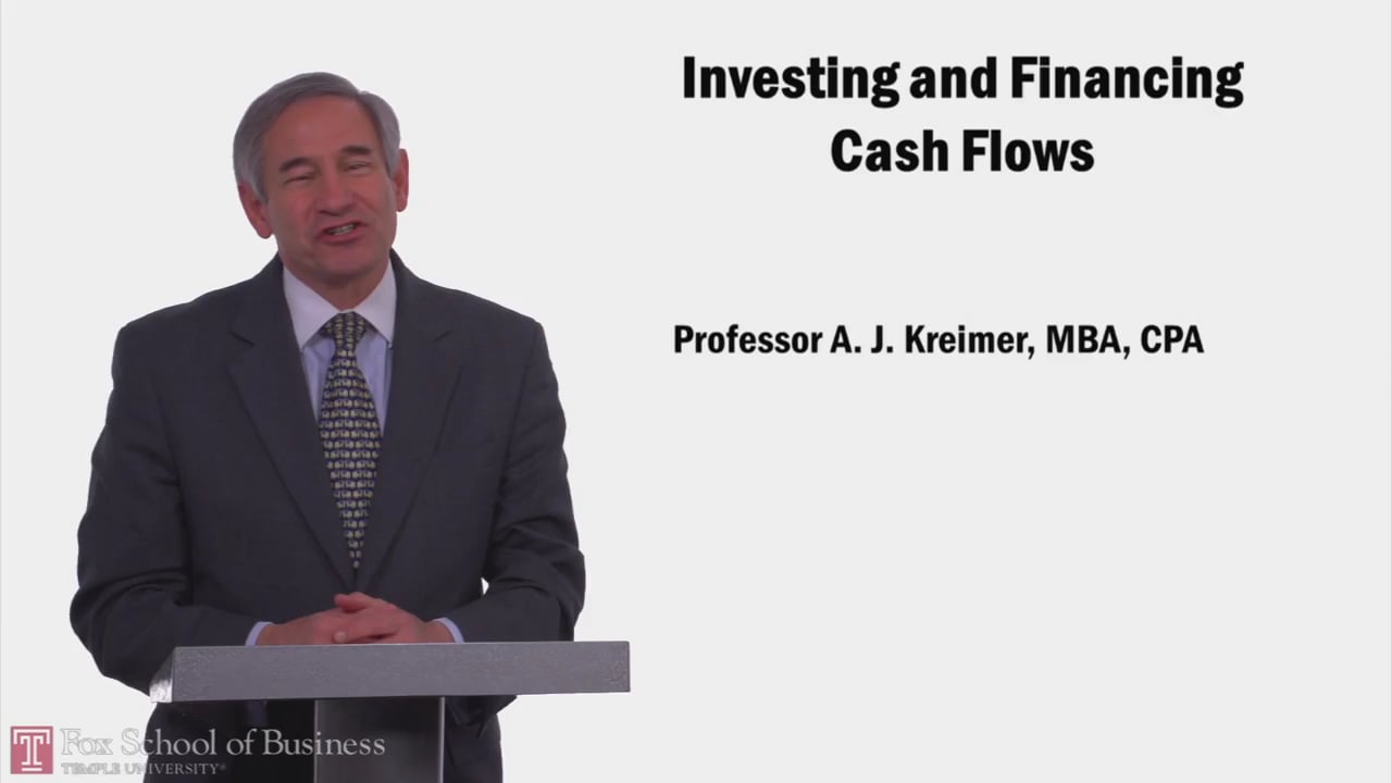 Investing and Financing Cash Flows
