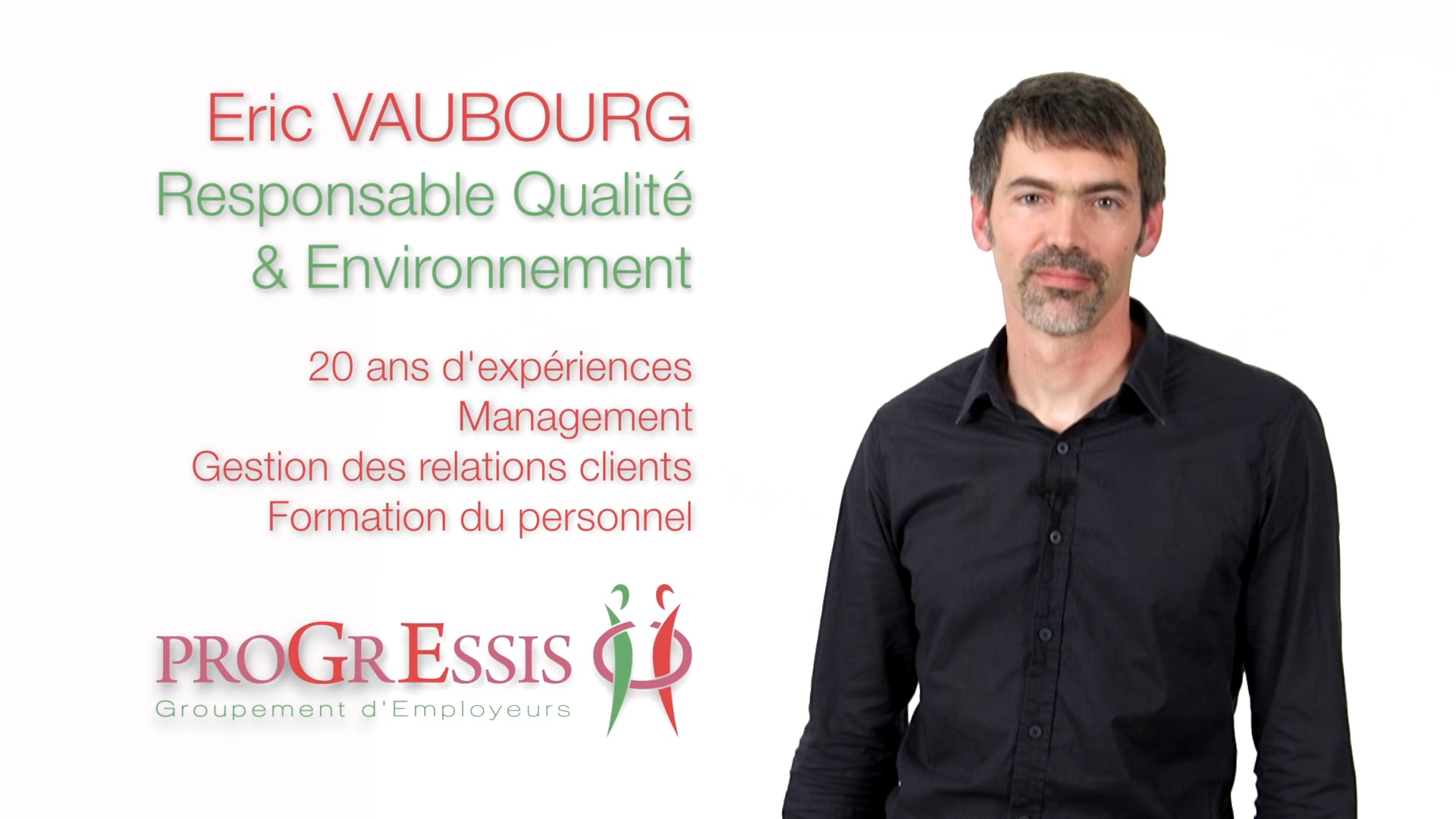 Progressis - CV Eric Vaubourg