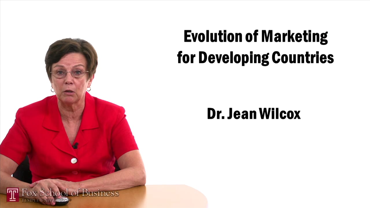 Evolution of Marketing for Developing Countries