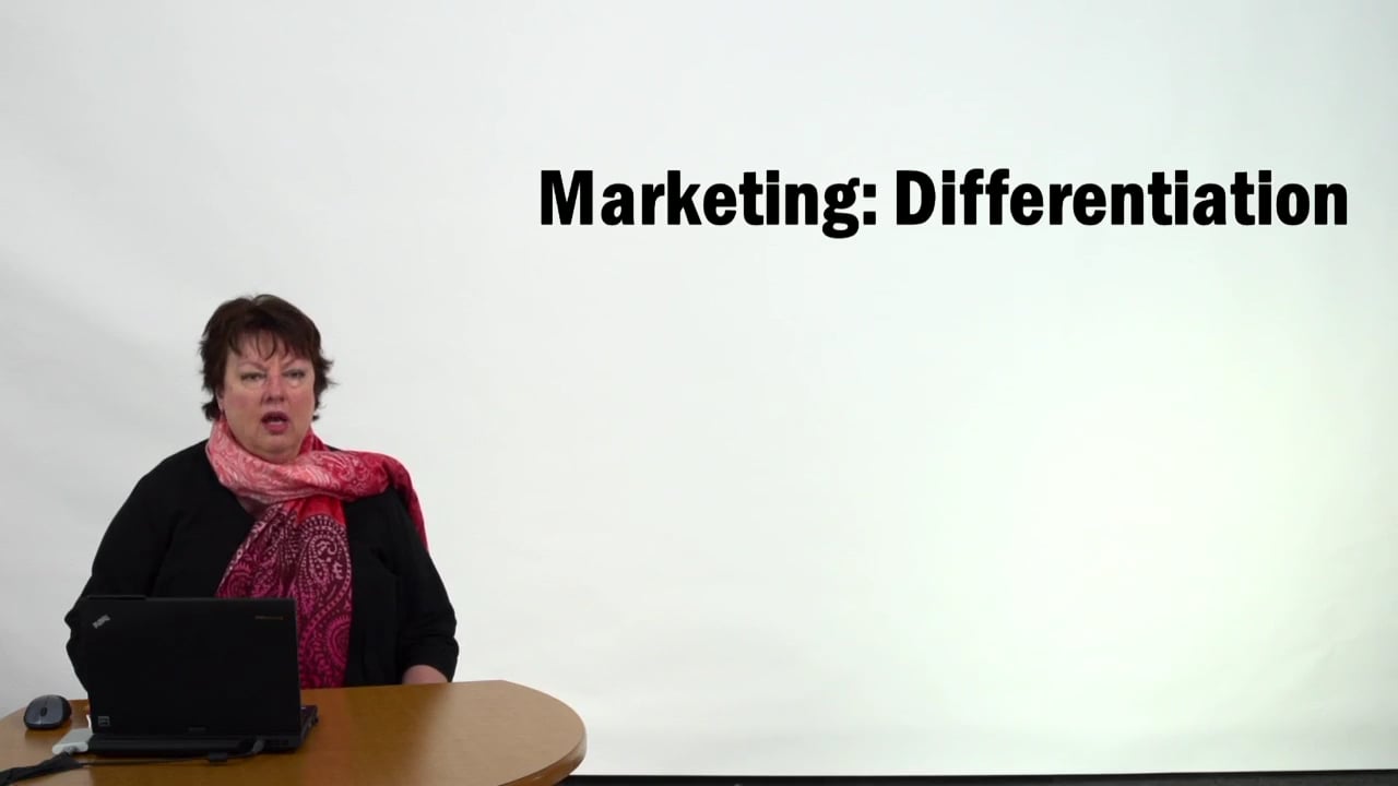 Marketing – Differentiation