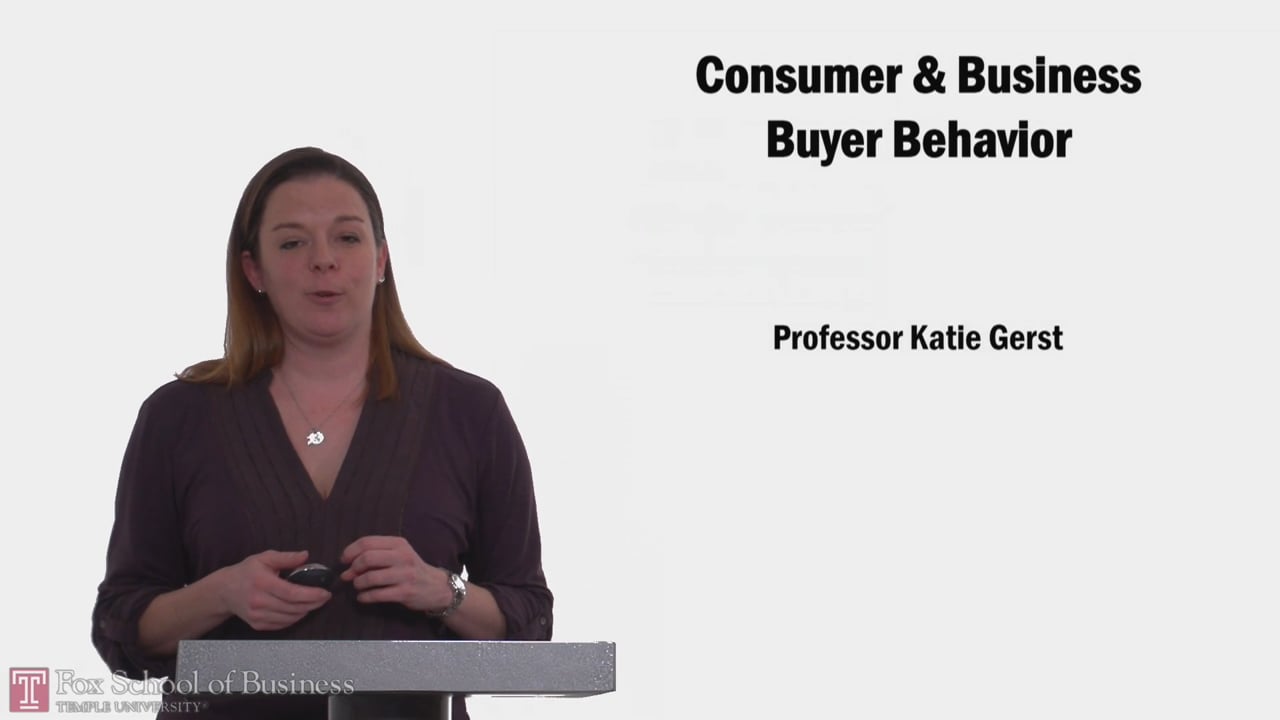 Consumer and Business Buyer Behavior