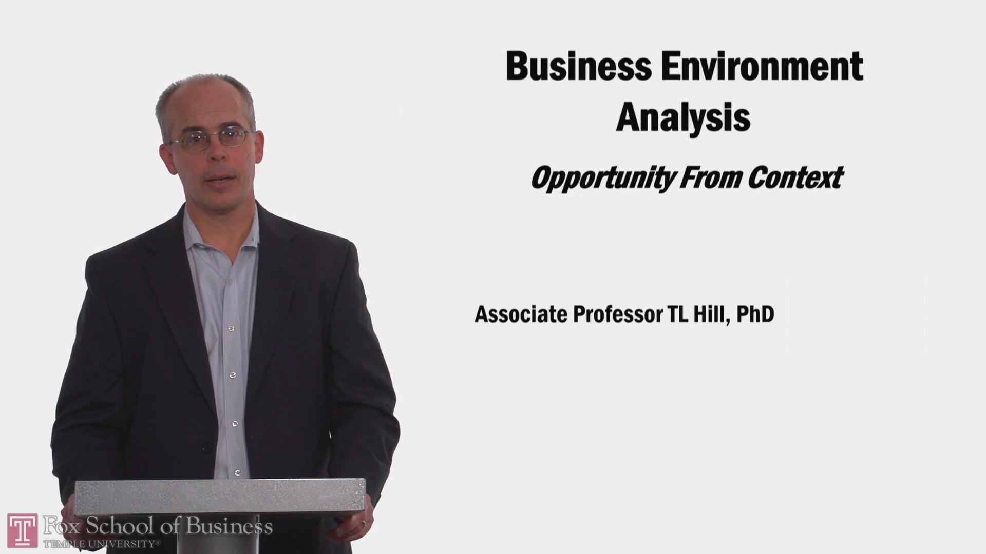 Business Enviroment Analysis Oppurtinity From Context