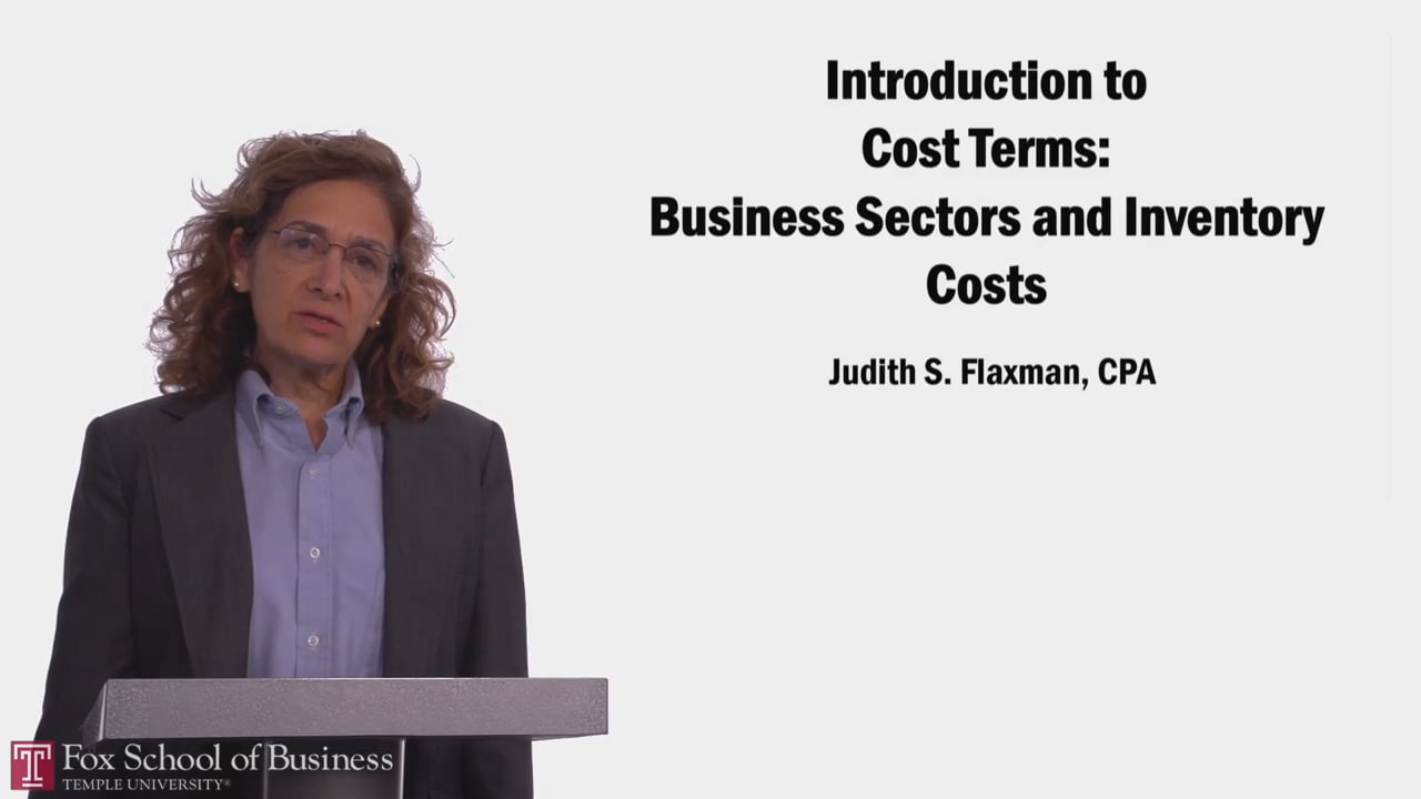 Introduction to Cost Terms: Business Sectors and Inventory Costs