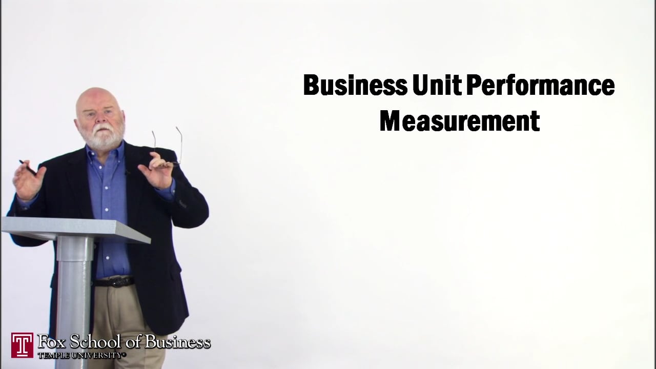 Business Unit Performance Measurement