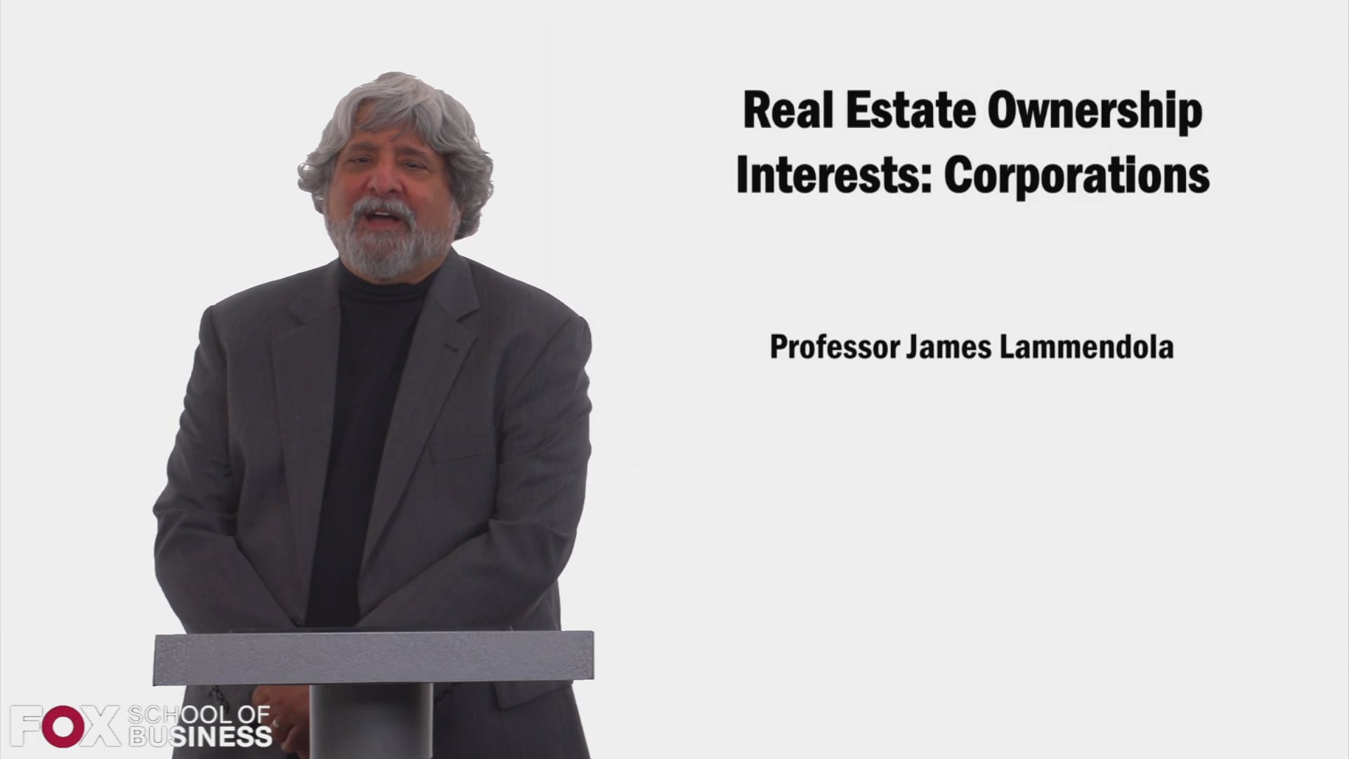 Real Estate Ownership Interests Corporations