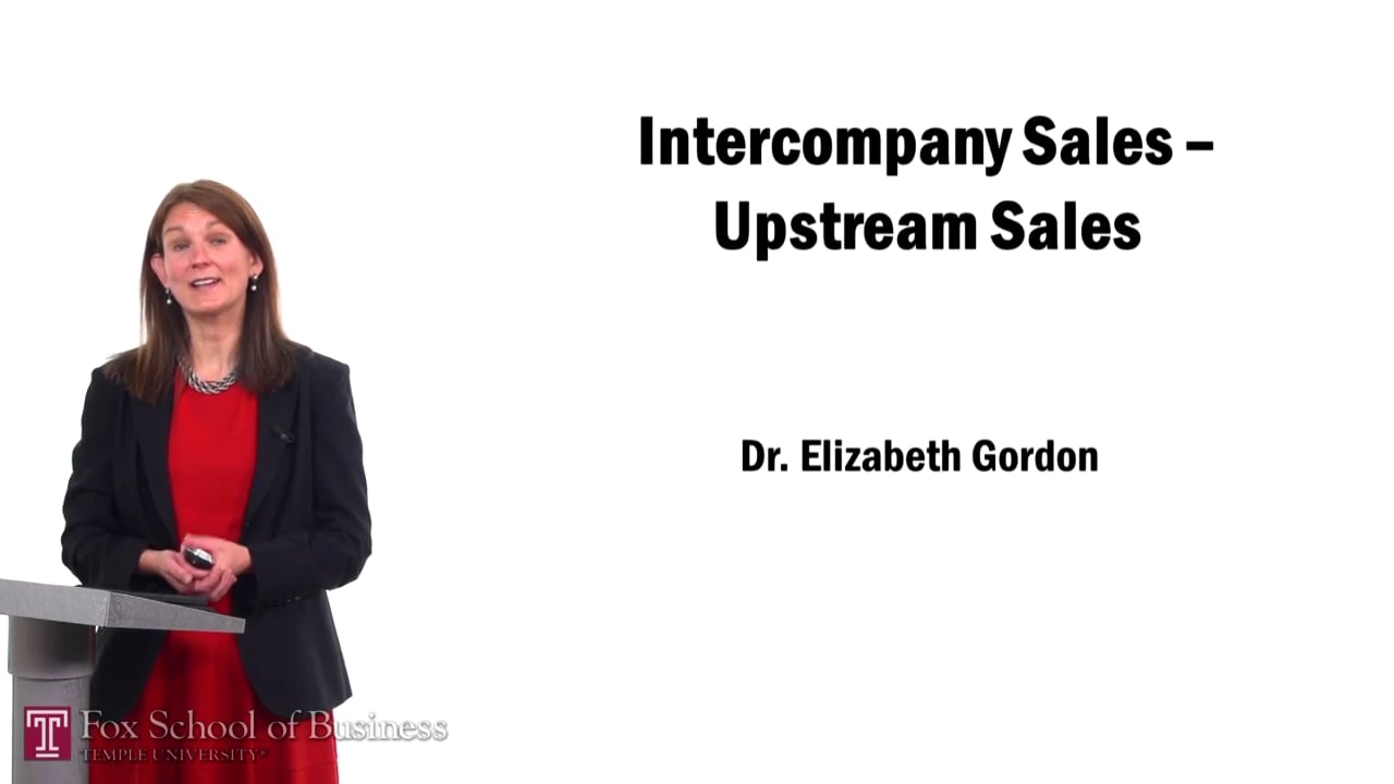 Intercompany Sales – Upstream Sales