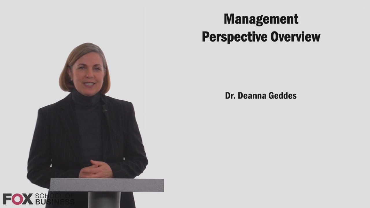 Login to view Management Perspective Overview