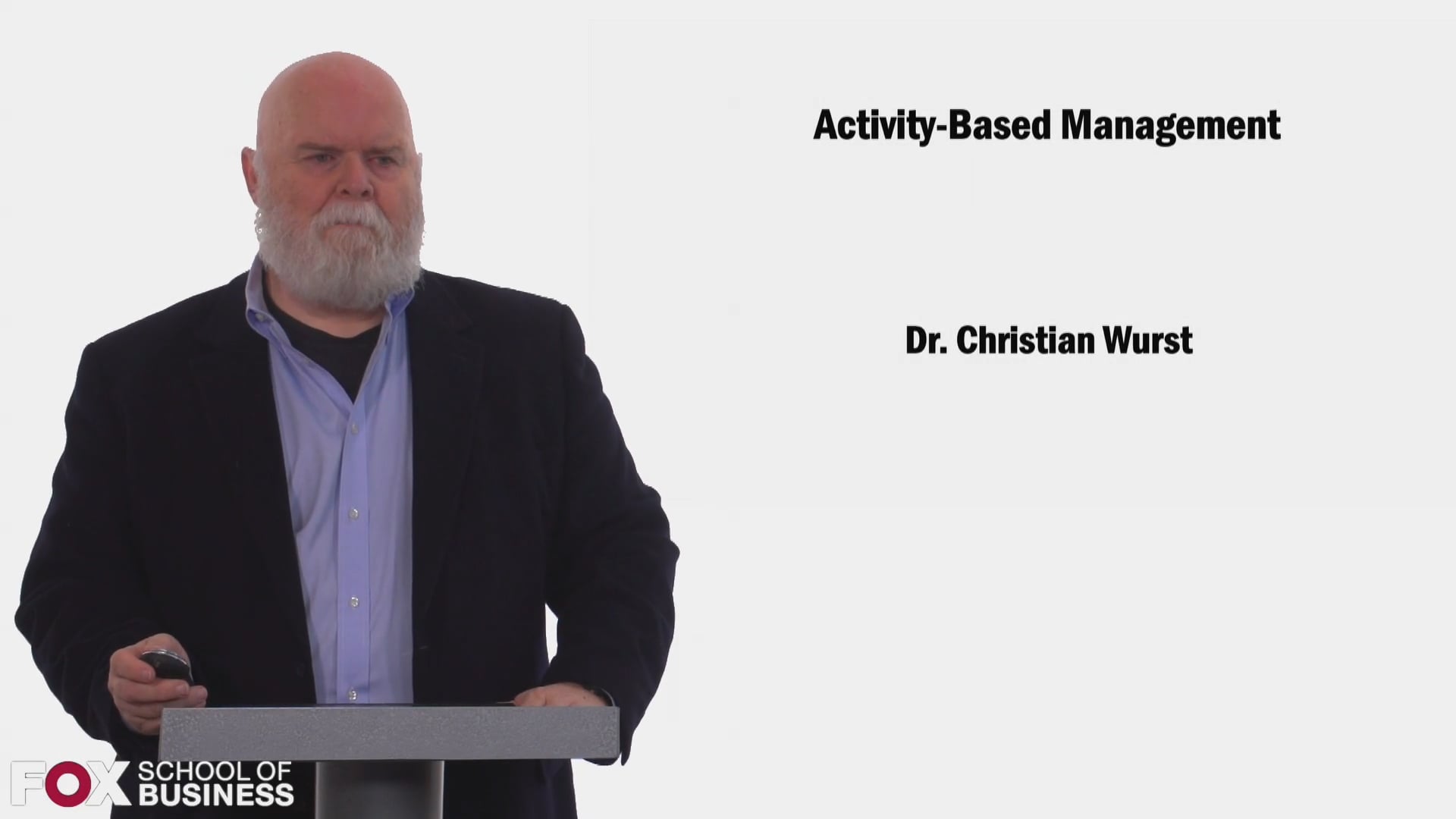 Activity Based Management