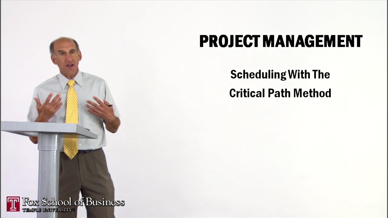 Login to view Project Management II: Scheduling with the Critical Path Method