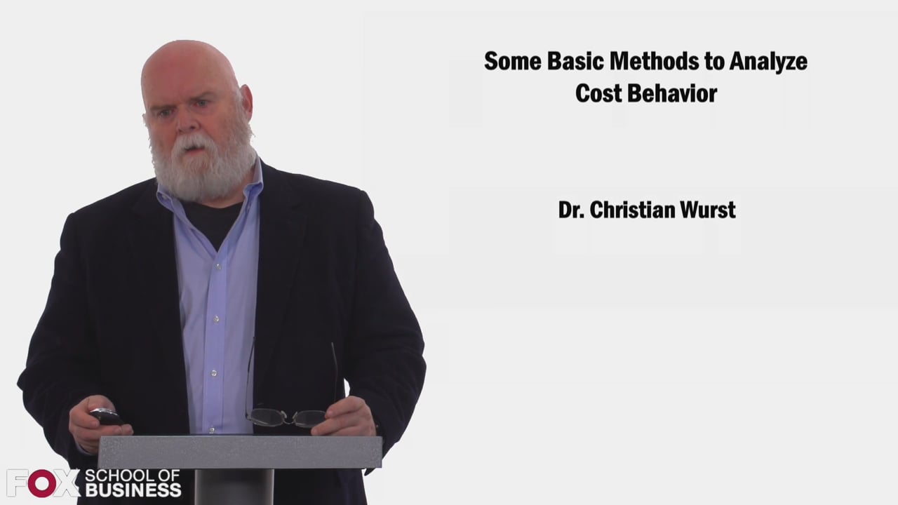 Some Basic Methods to Analyze Cost Behavior