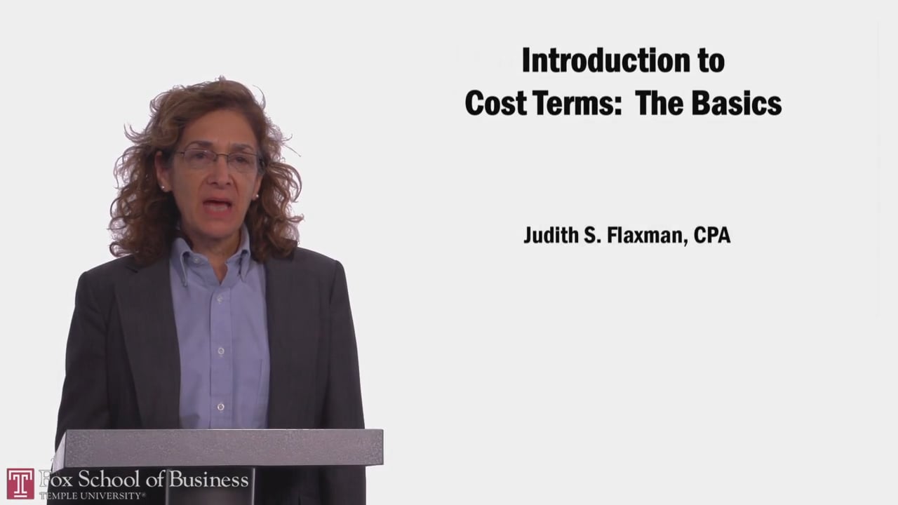 Introduction to Cost Terms: The Basics