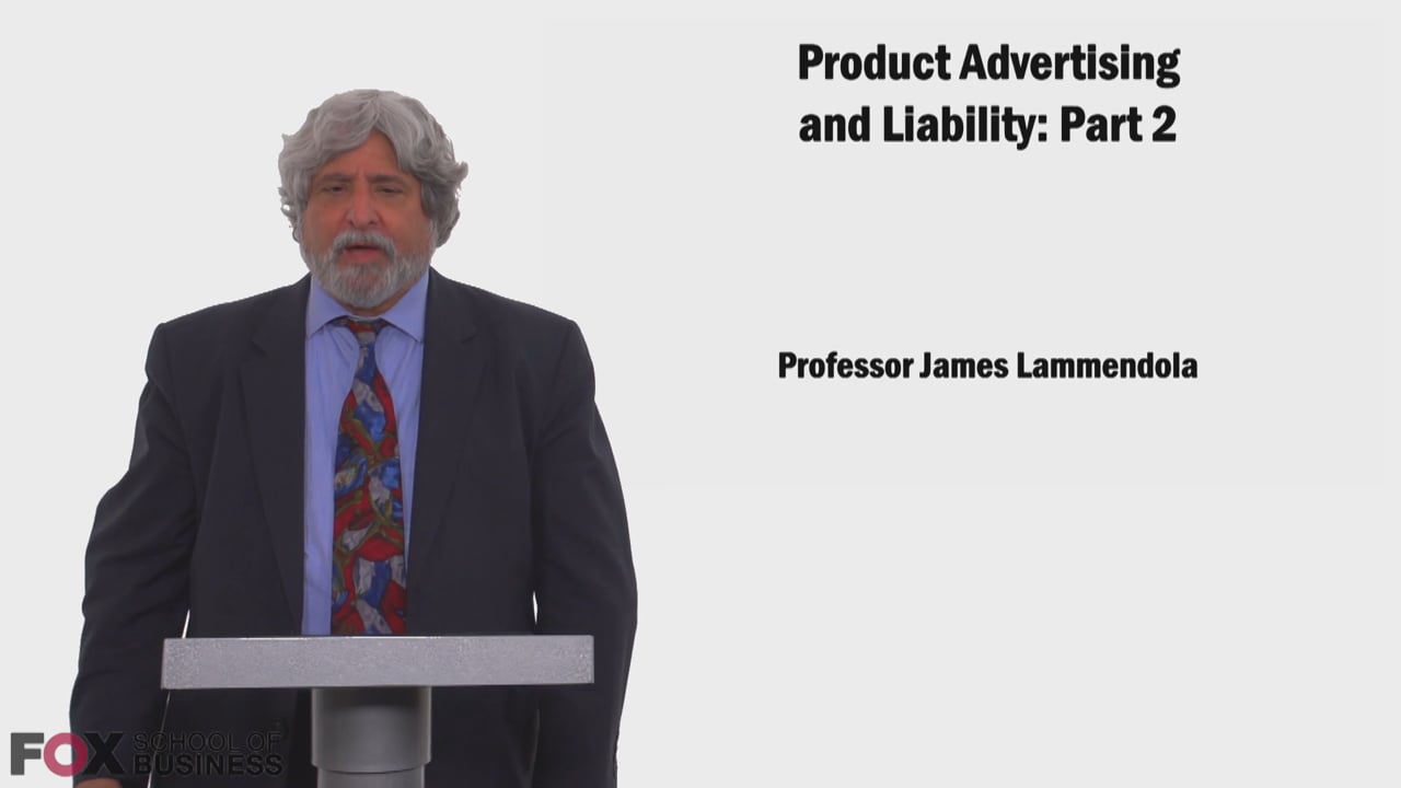 Login to view Product Advertising and Liability Part 2
