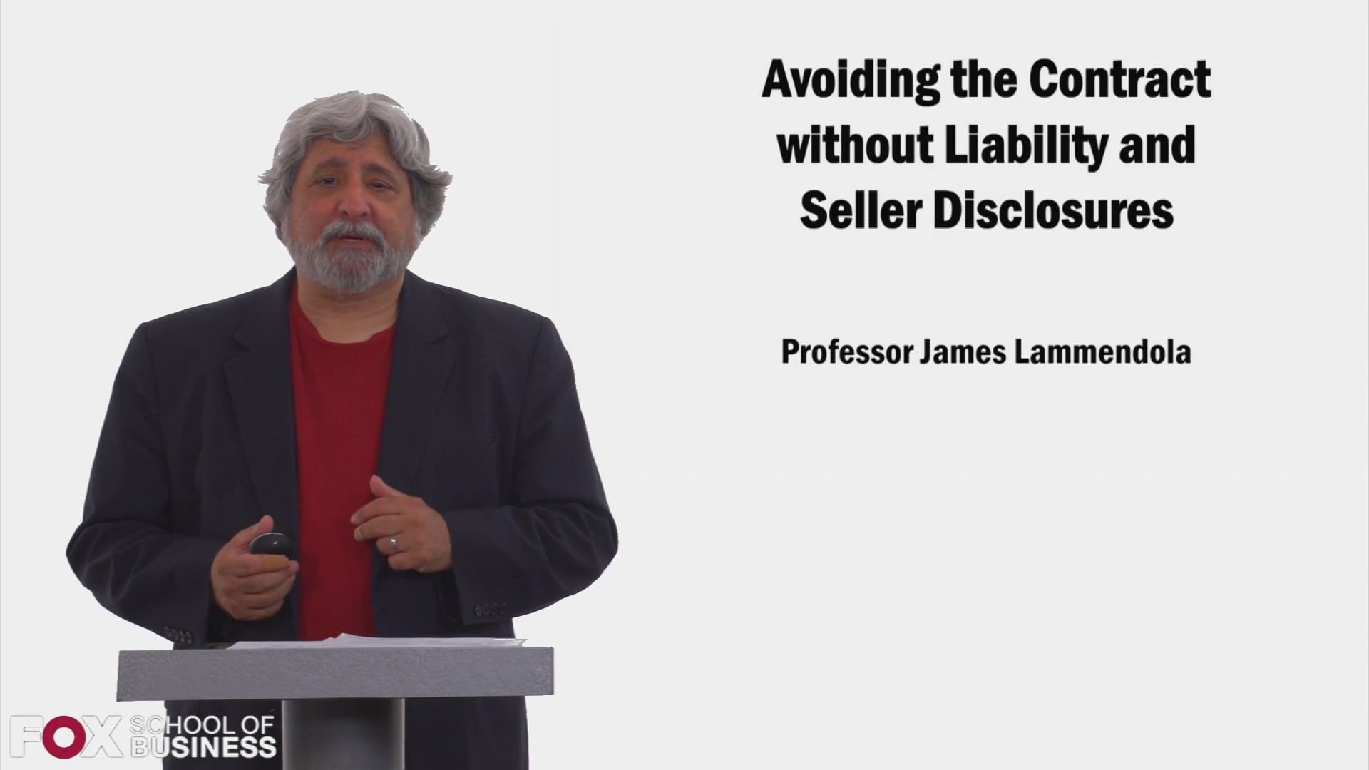 Avoiding the Contract without Liability