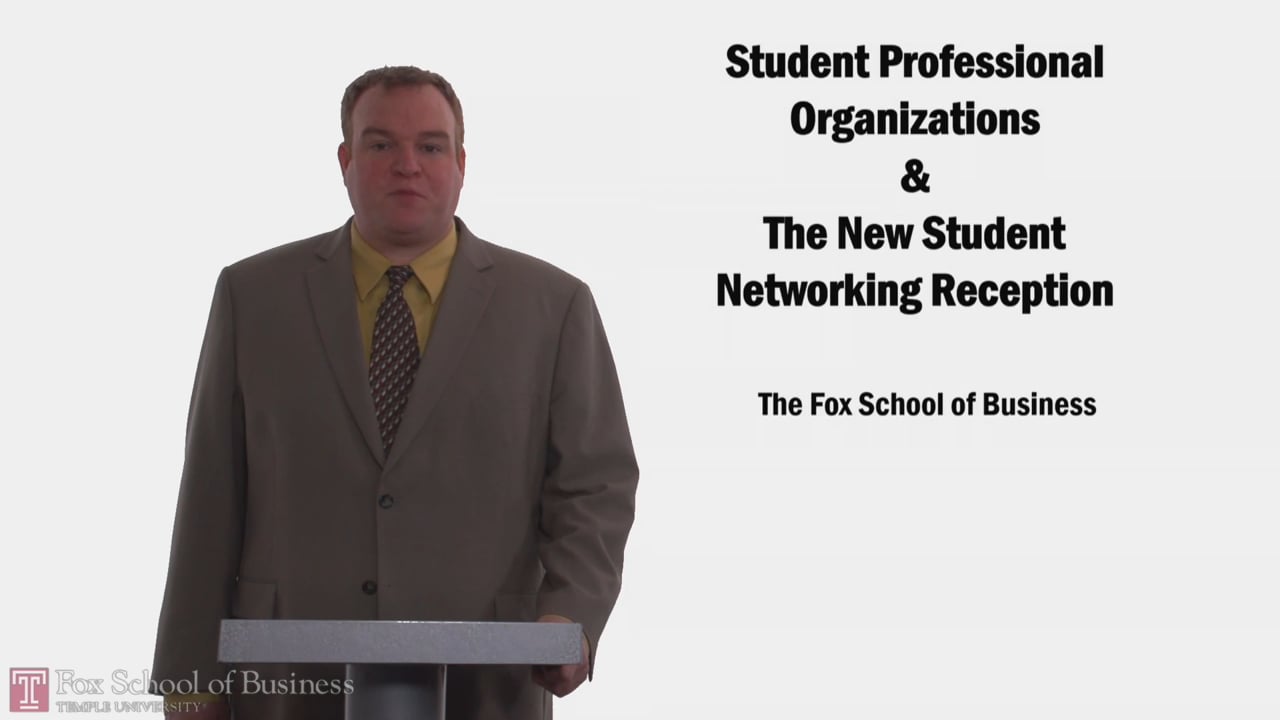 Login to view Student Professional Organizations and The New Student Networking Reception