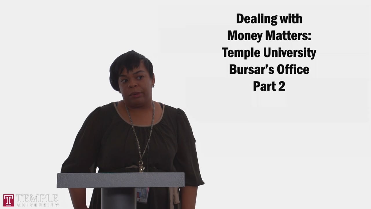 Bursars Office PT2: Financial Responsibility, Billing Process, FERPA