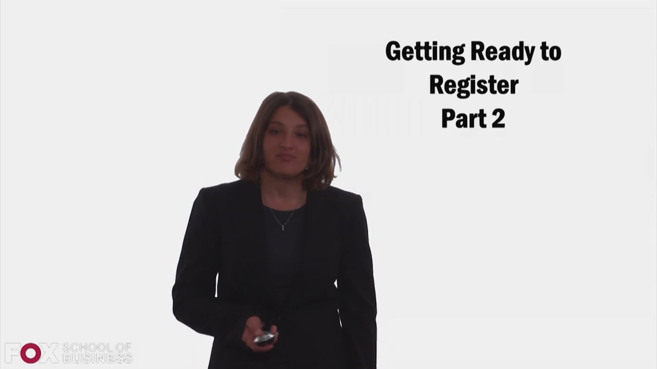 Login to view Fox School Transfer Orientation – Getting Ready to Register PT2