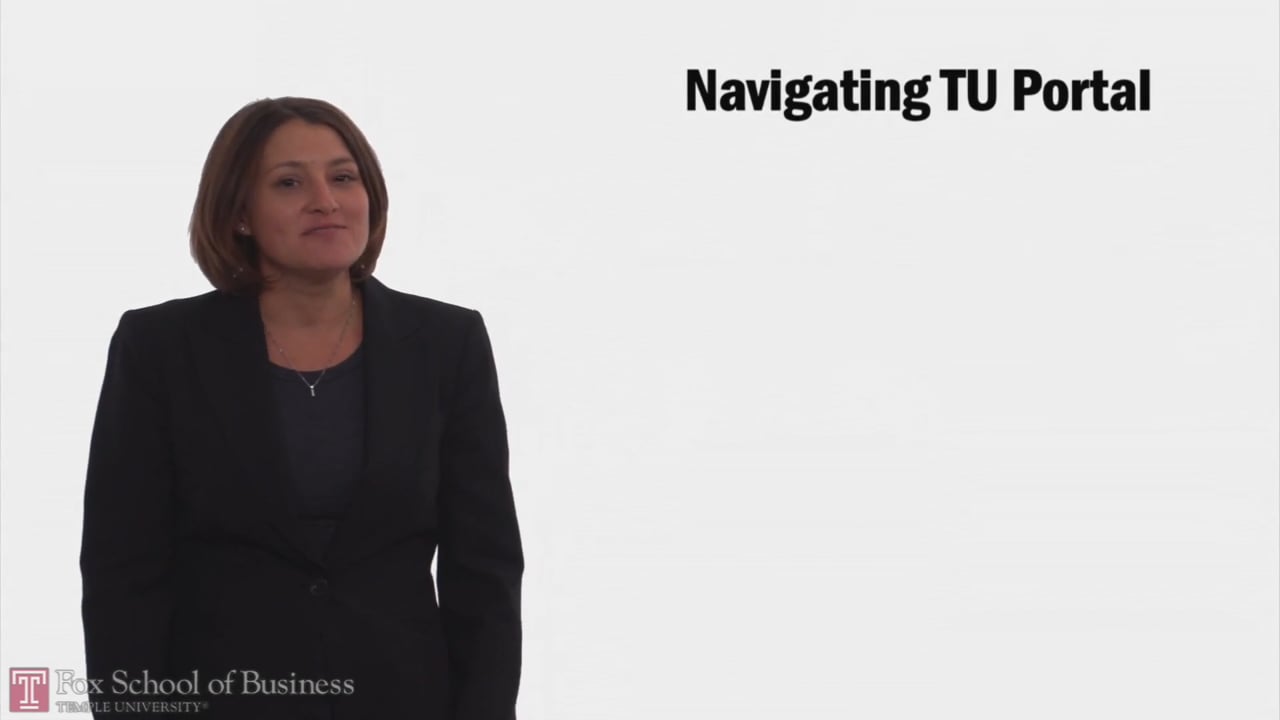 Login to view Orientation – Navigating TU Portal