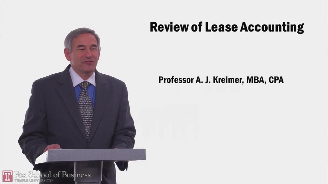Review of Lease Accounting