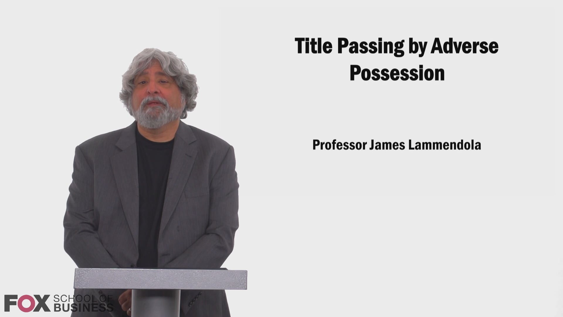 58649Title Passing by Adverse Possession