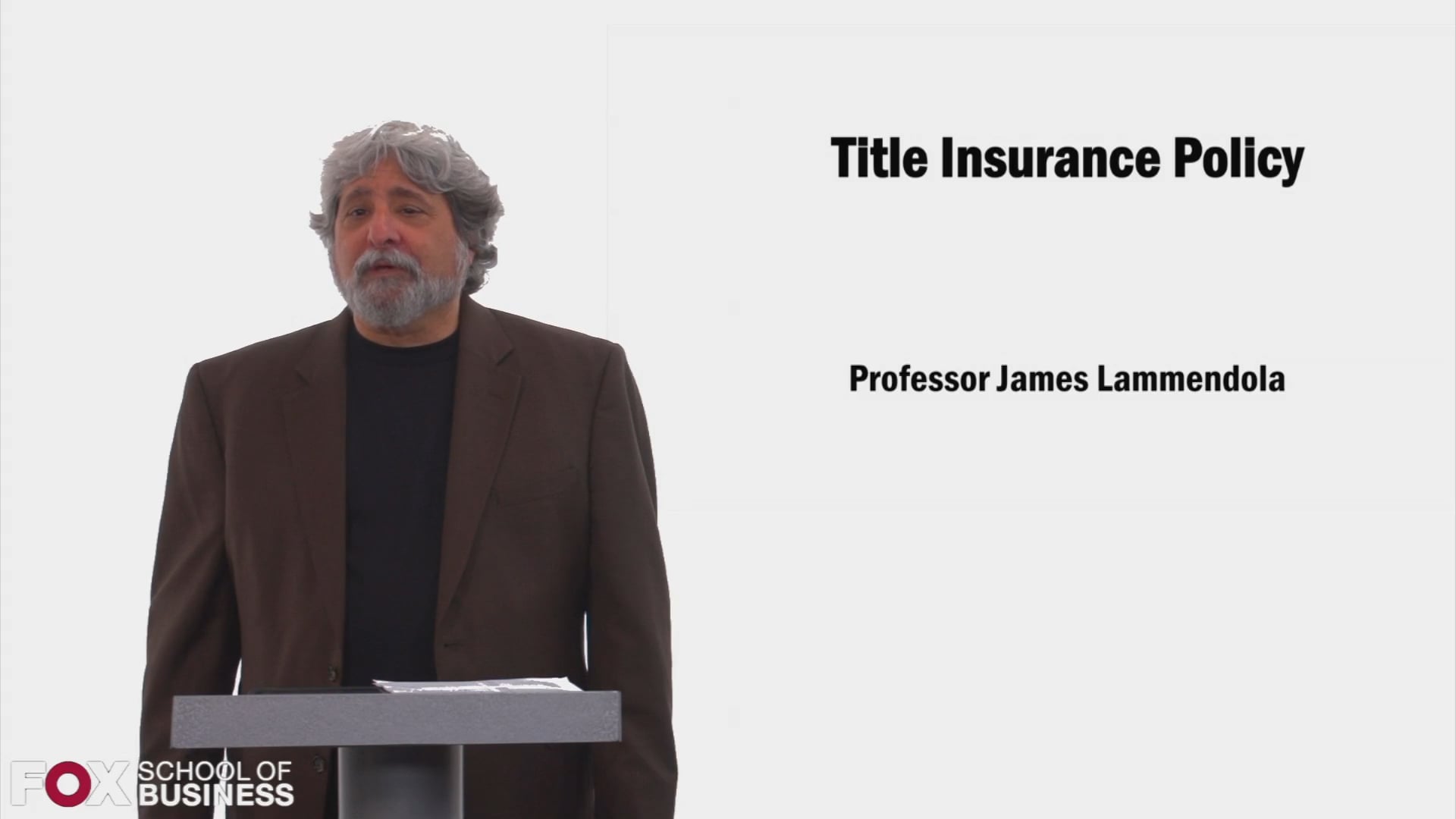 Title and Title Insurance Part 3