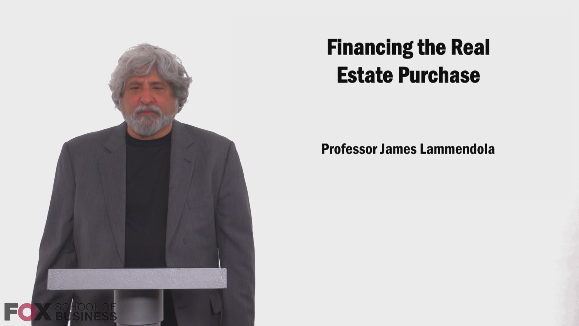 Financing the Real Estate Purchase