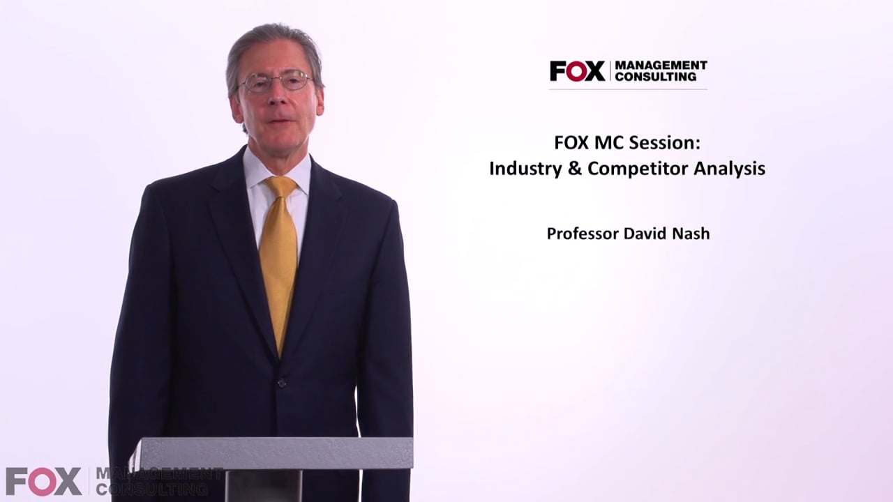 Login to view Fox MC Session: Industry & Competitor Analysis