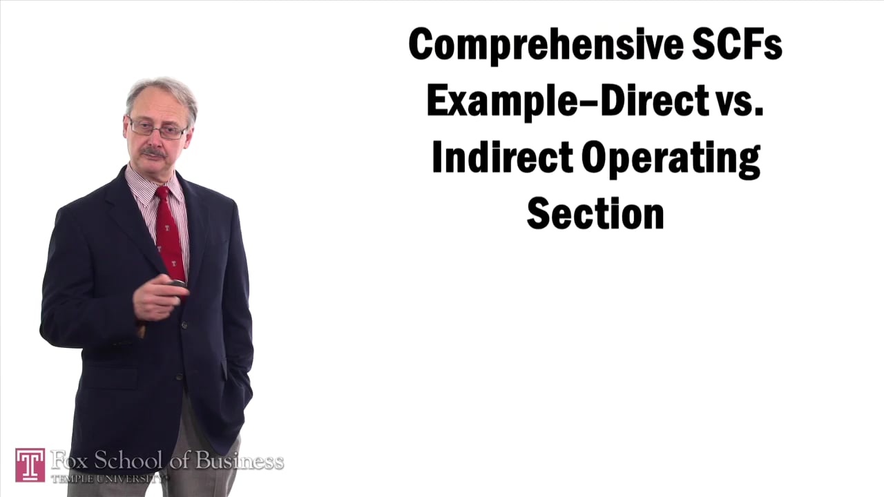 57471Comprehensive SCFs Example – Direct vs. Indirect Operating Section