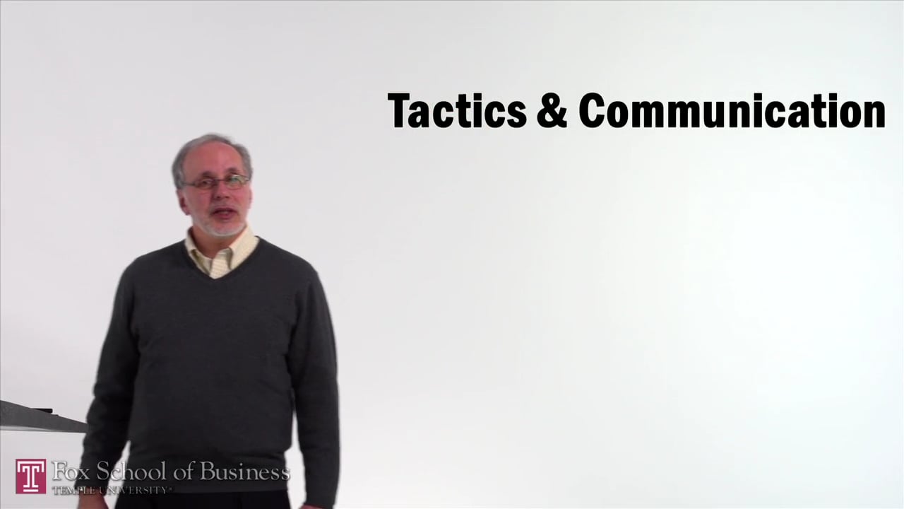 Tactics and Communication