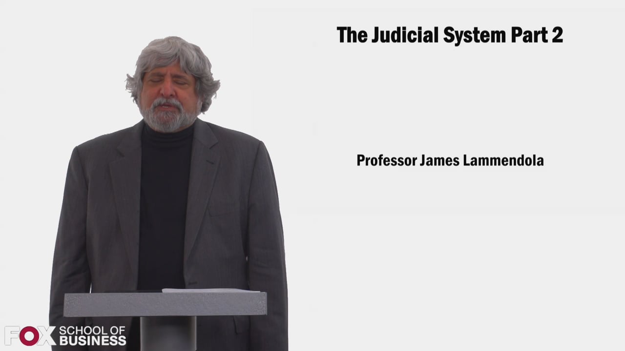 The Judicial System Part 2