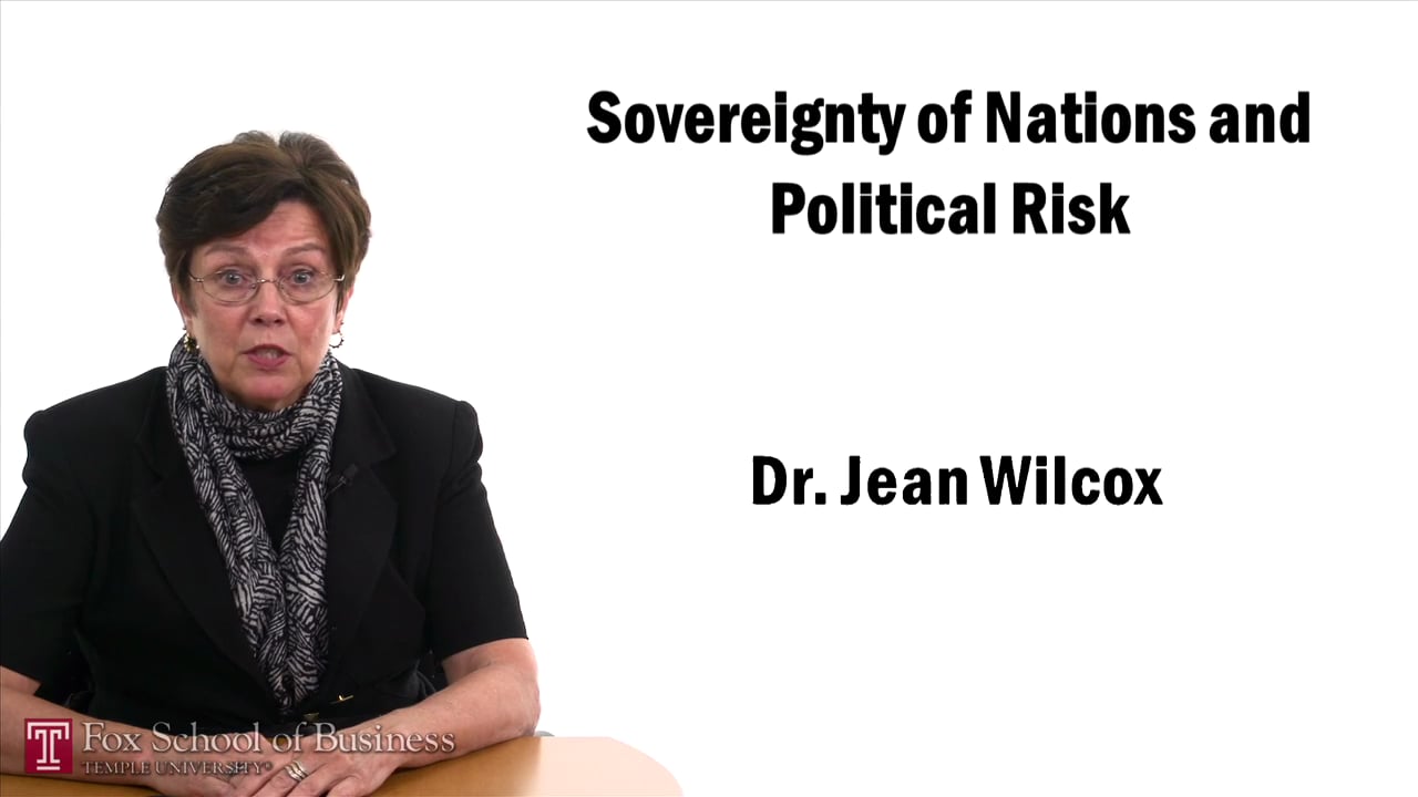 Sovereignty of Nations and Political Risk